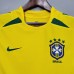 Brazil 2002 World Cup Home Yellow Soccer Jersey